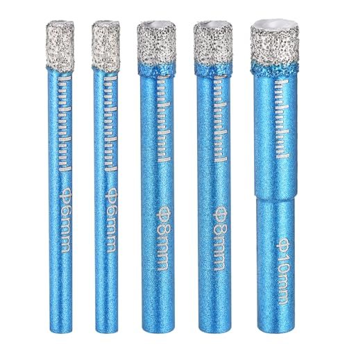 6-10mm Diamond Tile Hole Saw Kit 15/64" — PATIKIL