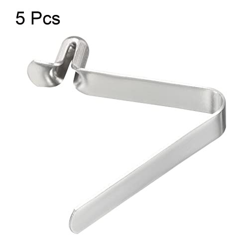 6.5x4mm Kayak Paddle Snaps, 5 Pack Pole Push Button Spring Clips Steel view 3