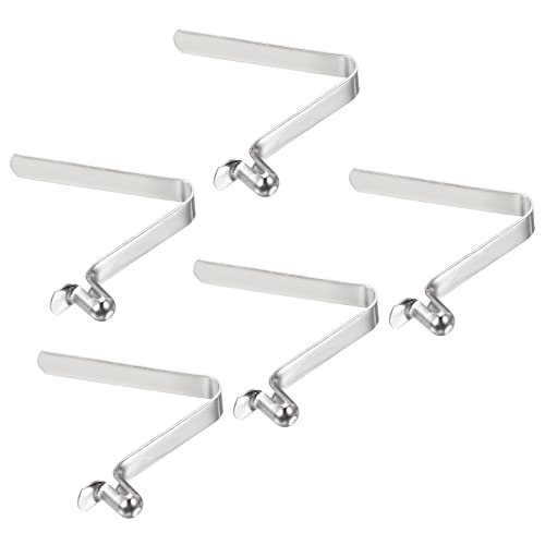 6.5x4mm Kayak Paddle Snaps, 5 Pack Pole Push Button Spring Clips Steel — PATIKIL