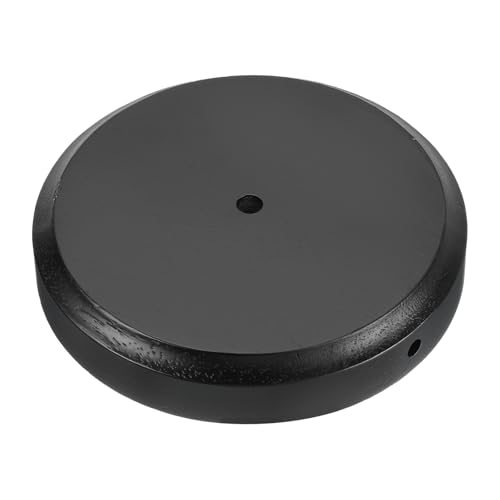 6.75" x 1.2" Wooden Lamp Base — PATIKIL