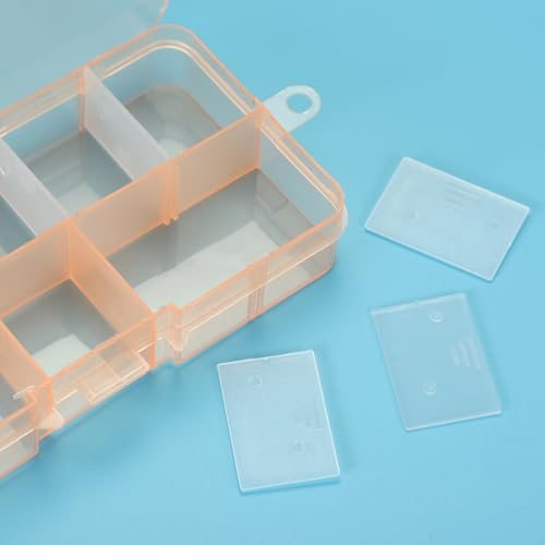 6.9x4x1 Inch Nail Charm Organizer, 1 Pcs Craft Organizers and Storage Box view 3