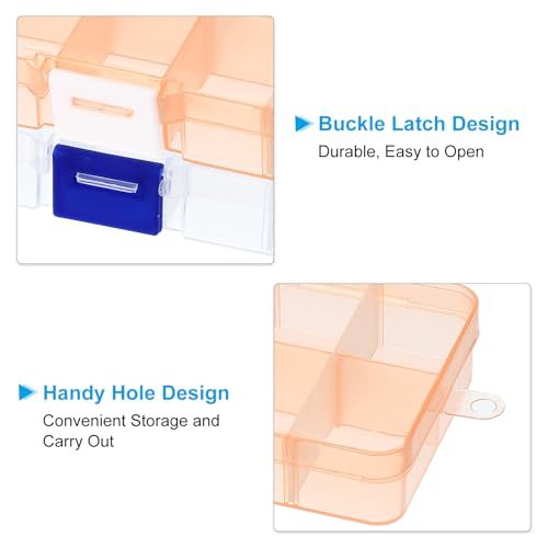 6.9x4x1 Inch Nail Charm Organizer, 1 Pcs Craft Organizers and Storage Box view 4