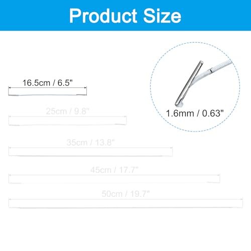 6 Inch Elastic Barbed Cord view 2