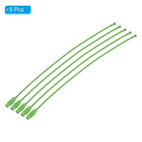 6 Inch Length Wire Keychain Cable, 5 Pack Titanium Steel Key Ring Loop view 3