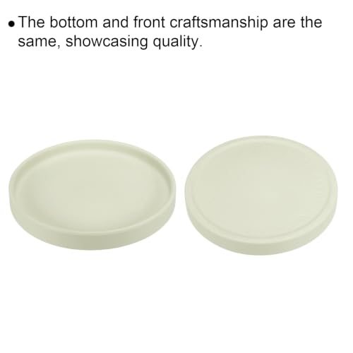 6 Inch Round Ceramic Plant Saucer, Plant Saucer Tray Flower Planter Drip view 3