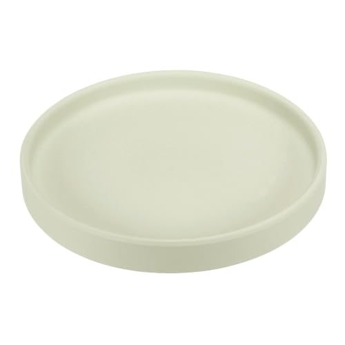6 Inch Round Ceramic Plant Saucer, Plant Saucer Tray Flower Planter Drip — PATIKIL