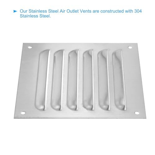 6 Inch Vent Cover, 304 Stainless Steel Screen Air Grille Ventilation view 4