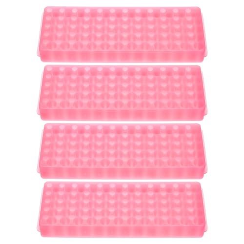 60 Wells Tube Rack, 4 Pcs Vial Rack Double Panel Centrifuge Tube Holder — PATIKIL