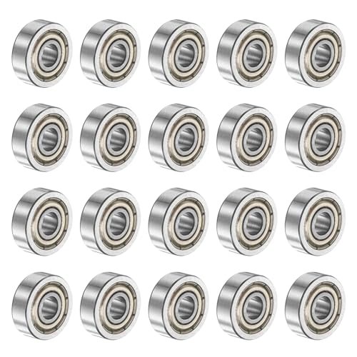 604ZZ 4mm x 12mm x 4mm Deep Groove Ball Bearing Metal Sealed 20Pcs — PATIKIL