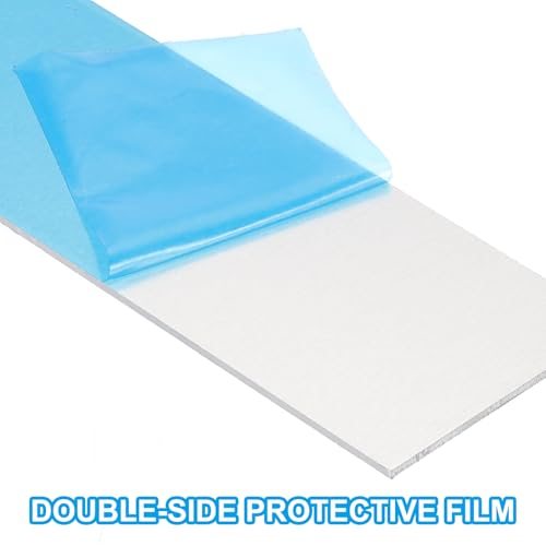 6061 T651 Aluminum Sheet Metal 4 x 1.18 x 1/16(0.0625") Inch 3Pcs Flat view 3