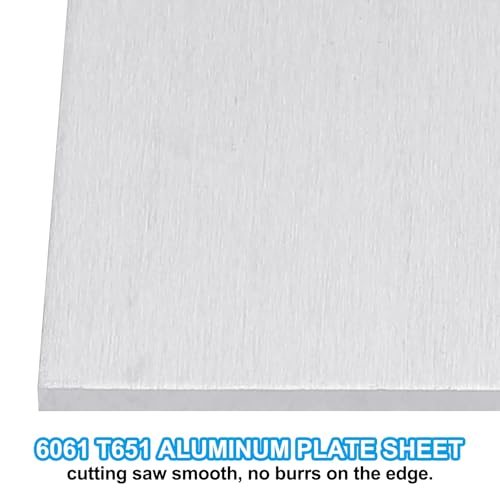 6061 T651 Aluminum Sheet Metal 4 x 1.18 x 1/16(0.0625") Inch 3Pcs Flat view 4