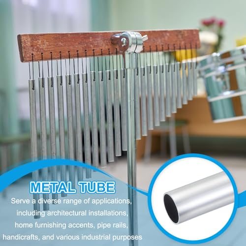6063 Aluminum Tube 2pcs 8mm OD 1mm Thickness 300mm Length view 4