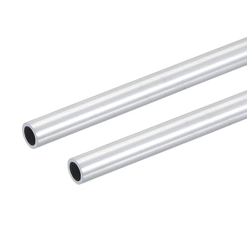 6063 Aluminum Tube 2pcs 8mm OD 1mm Thickness 300mm Length — PATIKIL