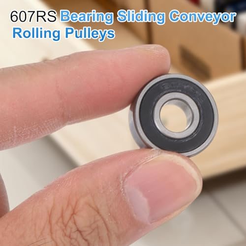 607RS 7mmx19mmx6mm Deep Groove Ball Bearing Plastic Sealed view 5