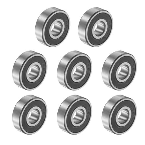 607RS 7mmx19mmx6mm Deep Groove Ball Bearing Plastic Sealed — PATIKIL