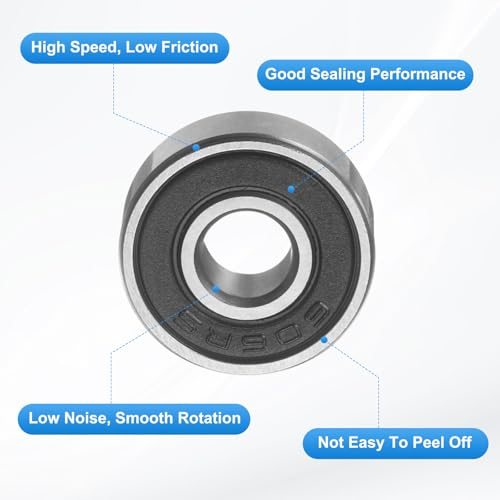608RS 8mmx22mmx7mm Deep Groove Ball Bearing Plastic Sealed view 4