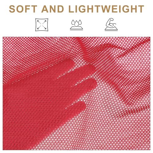 62 Inch Wide Mesh Fabric Slightly Stretchy, Polyester Micro Mesh Jersey view 3