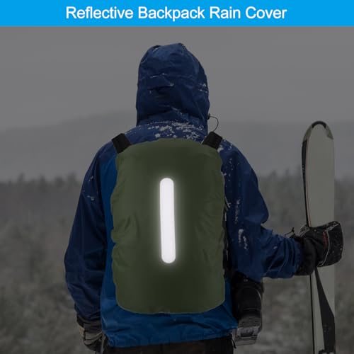 65-75L Waterproof Backpack Rain Cover, Non-Slip Backpack Cover view 4