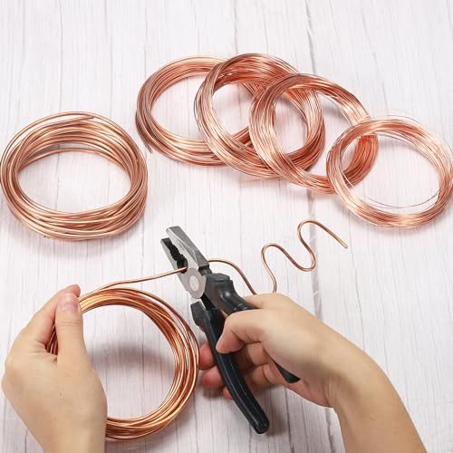 66 Feet Solid Bare Copper Wire, 42 Gauge 99.9% Pure Copper Wire 0.1mm view 4