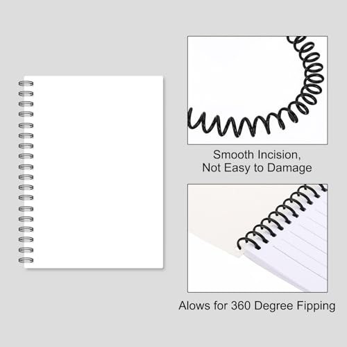 6mm(1/4") Plastic Spiral Binding Coils, 20 Pcs Binding Spirals 30 Sheet view 4