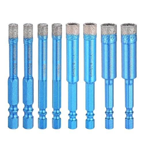 6mm-12mm Dry Diamond Core Drill Bit Set 15/64" — PATIKIL
