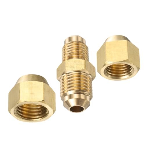 6mm to 8mm OD Pipe Extension Joint Connectors with Flare Nuts — PATIKIL