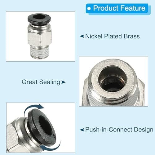 6mm x 1/8"NPT Male Thread Push view 4