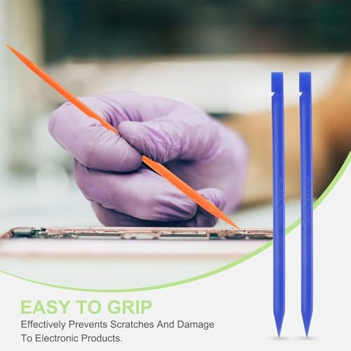 6x150mm Spudger Pry Tool Antistatic Plastic Dual Ends Blue 30Pcs, Opening view 4