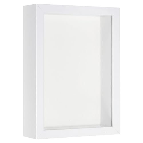 6x8 Shadow Box Frame, Wooden Dried Flower Photo Frame Floating Photo — PATIKIL