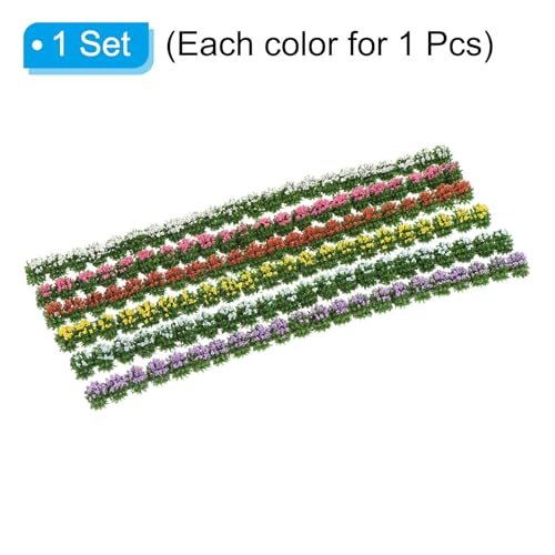 7.9" Miniature Shrub Strips, 1 Set/6Pcs Static Flower Shrub Vegetation view 3