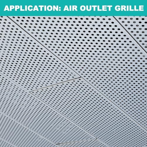 7.9" x 3.9" 304 Stainless Steel Perforated Sheet view 5