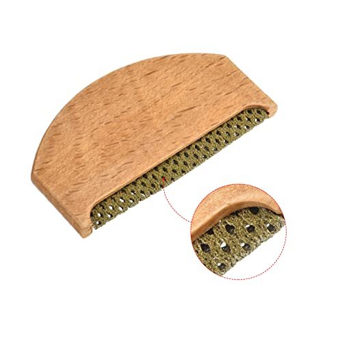 75mm Wood Sweater Comb Fabric Shaver Cleaning Tools Golden view 4