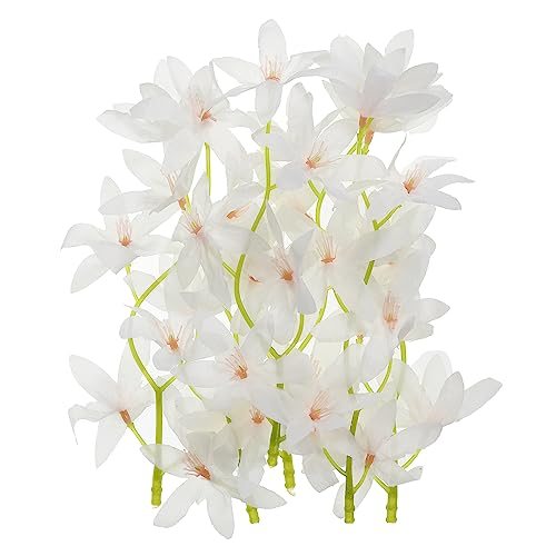 7in Artificial Orchid Flower, 12 Pcs Floating Candles Flower — PATIKIL