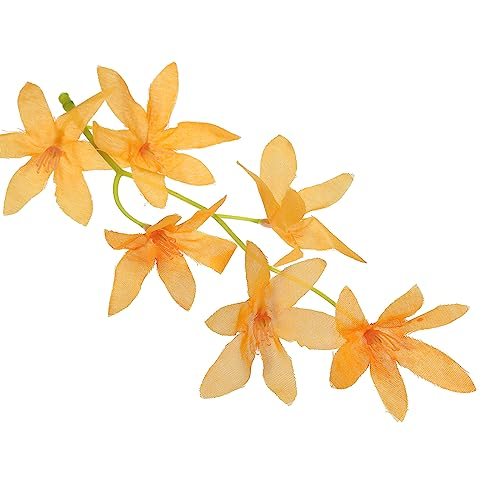 7in Artificial Orchid Flower, Simulation Cylinder Vase Fillers view 3