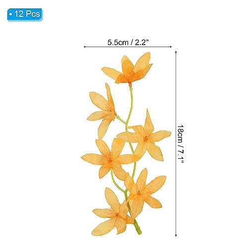 7in Artificial Orchid Flower, Simulation Cylinder Vase Fillers view 2