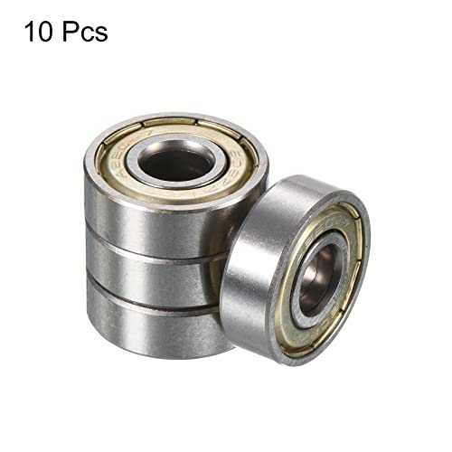 7x22x8mm Skateboard-Bearing, 10 Pack 608ZZ ABEC-7 Steel Ball Bearings view 3