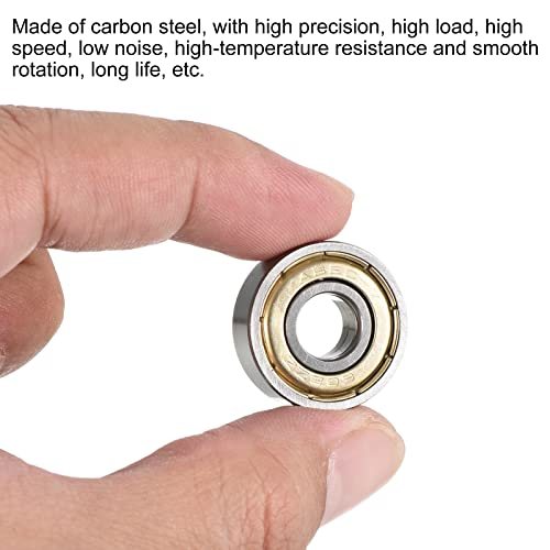 7x22x8mm Skateboard-Bearing, 10 Pack 608ZZ ABEC-7 Steel Ball Bearings view 4
