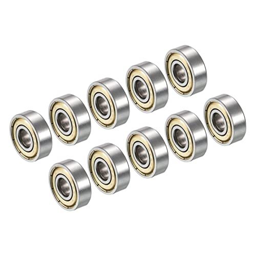 7x22x8mm Skateboard-Bearing, 10 Pack 608ZZ ABEC-7 Steel Ball Bearings — PATIKIL