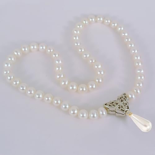 7x5mm Pearl Charm 50Pcs Faux Pearl Teardrop Beads Bulk Gold, Pearl view 5