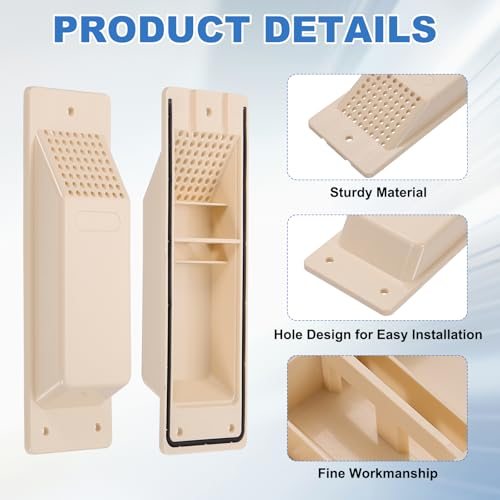 8" Shipping Container Air Vent Cross Vent Kit Yellow 4Pcs view 3