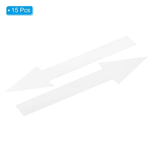 8"x2" Arrow Sticker, 15 Pack PVC Removable Self Adhesive Waterproof Large view 3