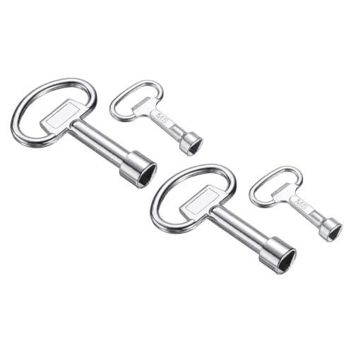 8mm Triangle Socket Spanner Key 2 Set/4Pcs Silver — PATIKIL