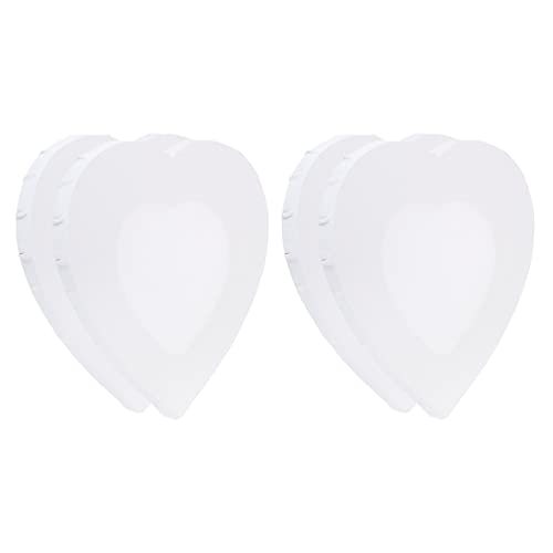 8x8 Inch Heart Shape Wood Frame Stretched Blank Art Board Panels — PATIKIL