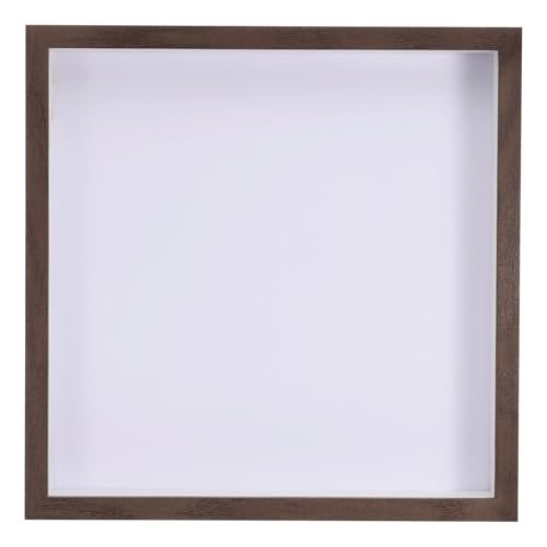8x8 Shadow Box Frame, Wooden Dried Flower Display Stand Floating Photo view 4