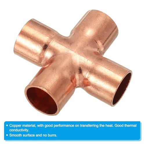 9/16"(15mm) Copper Cross Pipe Fitting view 4