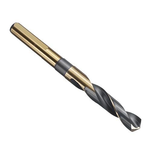 9/16" Drill Bit 1/2" Reduced Shank 135° M2 HSS — PATIKIL