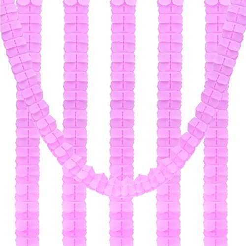 9.8ft Four-Leaf Garland, 6 Pack Tissue Paper Hanging Flower Garland — PATIKIL