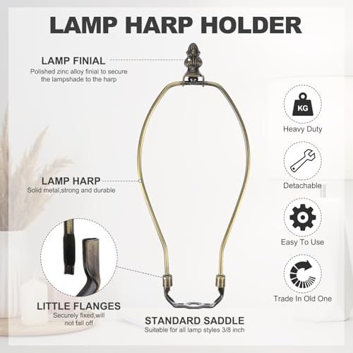 9 Inch Lamp Harp Kit view 3
