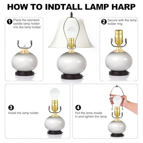 9 Inch Lamp Harp Kit view 4