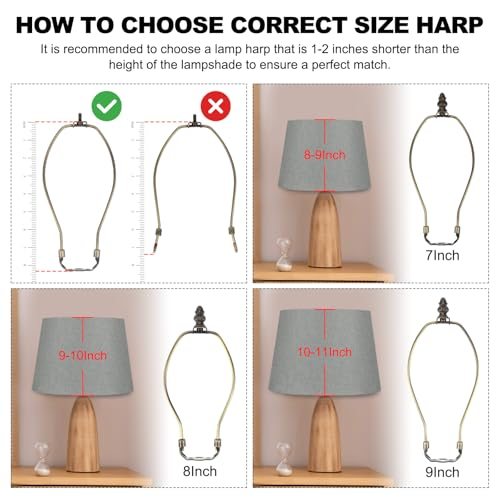 9 Inch Lamp Harp Kit view 5